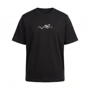 Eddez Black Sabar Logo Cotton T-Shirt